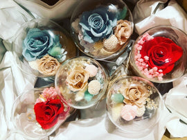 Home decor, preserved flowers decor, mix and match